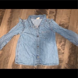 🎃H&M toddler denim shirt